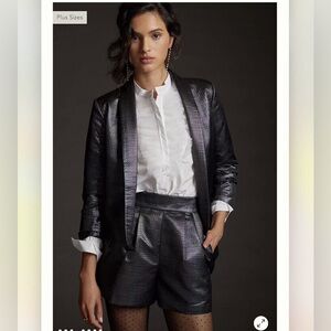 NWT Iridescent Blazer by HUTCH for Anthropologie Holiday 2x STUNNING
